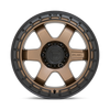 Felga aluminiowa D751 Block Matte Bronze W/ Black Ring Fuel