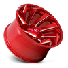 Felga aluminiowa D754 Reaction Candy RED Milled Fuel