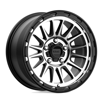 Felga aluminiowa KM542 Impact Satin Black Machined KMC