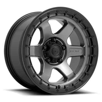 Felga aluminiowa D752 Block Matte Gunmetal W/ Black Ring Fuel