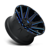 Felga aluminiowa D644 Contra Gloss Black Blue Tinted Clear Fuel