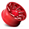 Felga aluminiowa D754 Reaction Candy RED Milled Fuel