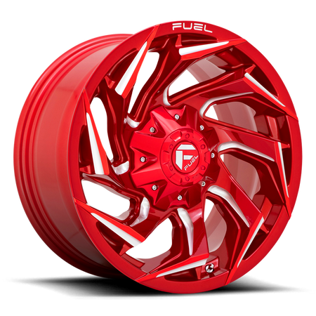 Felga aluminiowa D754 Reaction Candy RED Milled Fuel