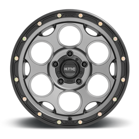 Felga aluminiowa KM541 Dirty Harry Satin Gray W/ Black LIP KMC