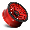 Felga aluminiowa D695 Covert Candy RED Black Bead Ring Fuel