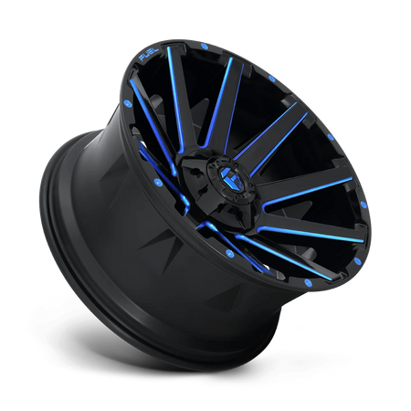 Felga aluminiowa D644 Contra Gloss Black Blue Tinted Clear Fuel