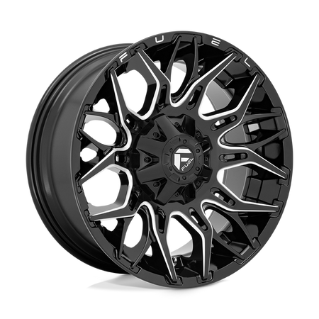 Felga aluminiowa D769 Twitch Glossy Black Milled Fuel