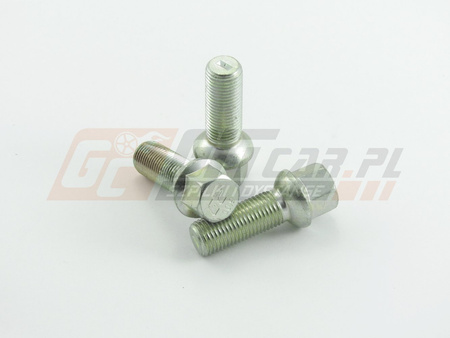 Śruby do felg M14x1,5x35mm kula klucz 17