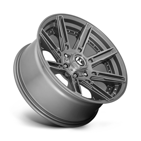 Felga aluminiowa D710 Rogue Platinum Brushed GUN Metal Tinted Clear Fuel