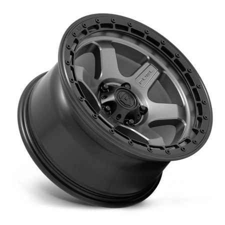 Felga aluminiowa D752 Block Matte Gunmetal W/ Black Ring Fuel