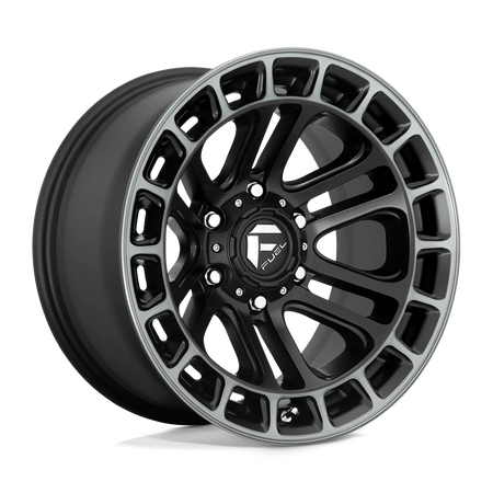 Felga aluminiowa D720 Heater Matte Black Double Dark Tint Machined Fuel