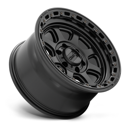 Felga aluminiowa KM548 Chase Satin Black W/ Gloss Black LIP KMC