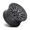 Felga aluminiowa D680 Rebel Matte GUN Metal Black Bead Ring Fuel