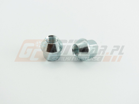 Nakrętka przelotowa GC M12x1,25x25mm stożek k.19 ocynk