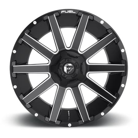 Felga aluminiowa D616 Contra Matte Black Milled Fuel