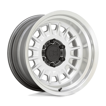 Felga aluminiowa Gloss Silver W/ Mirror CUT Face & LIP Aliso Black Rhino