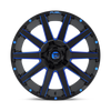 Felga aluminiowa D644 Contra Gloss Black Blue Tinted Clear Fuel