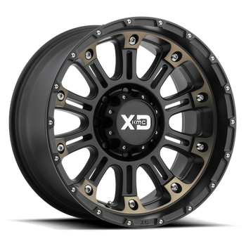 Felga aluminiowa XD829 Hoss II Satin Black Mach W/ Dark Tint XD Series