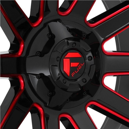 Felga aluminiowa D643 Contra Gloss Black/Red Tinted Clear Fuel