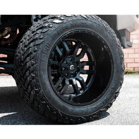 Felga aluminiowa D596 Sledge Matte Black/Gloss Black Lip Fuel