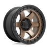 Felga aluminiowa D751 Block Matte Bronze W/ Black Ring Fuel