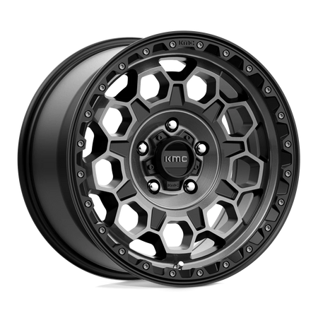 Felga aluminiowa KM545 Trek Satin Black W/ Gray Tint KMC