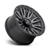 Felga aluminiowa D680 Rebel Matte GUN Metal Black Bead Ring Fuel