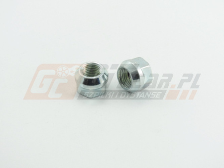 Nakrętka przelotowa niska M14x1,5x17mm stożek k.19