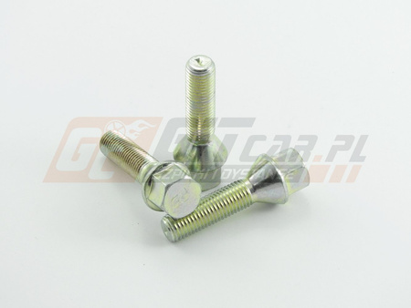 Śruby do felg M12x1,5x40mm stożek klucz 17