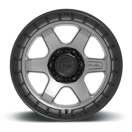 Felga aluminiowa D752 Block Matte Gunmetal/Black Ring Fuel