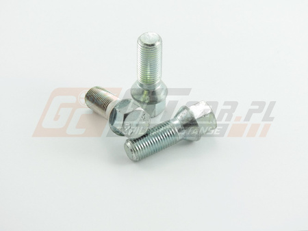 Śruby do felg M14x1,5x32mm stożek klucz 17