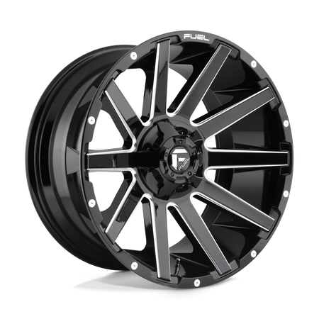 Felga aluminiowa D615 Contra Gloss Black Milled Fuel