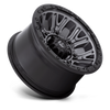 Felga aluminiowa D825 Traction Matte Gunmetal W/ Black Ring Fuel