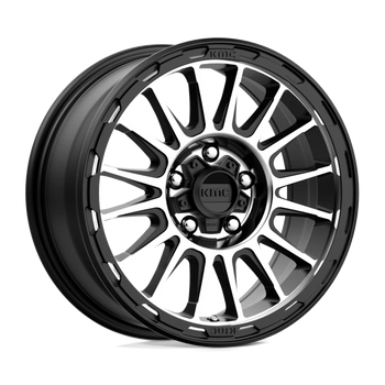 Felga aluminiowa KM542 Impact Satin Black Machined KMC