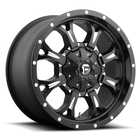 Felga aluminiowa D517 Krank Matte Black Milled Fuel