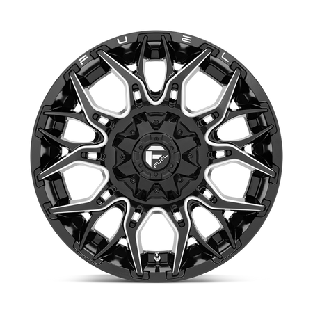 Felga aluminiowa D769 Twitch Glossy Black Milled Fuel