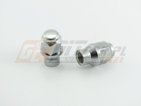 Nakrętka prowadząca kryta M12x1,25x36mm stożek k.21 chrom