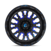 Felga aluminiowa D645 Stroke Gloss Black Blue Tinted Clear Fuel