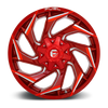 Felga aluminiowa D754 Reaction Candy RED Milled Fuel