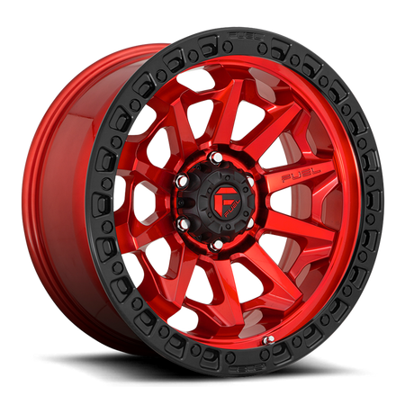 Felga aluminiowa D695 Covert Candy RED Black Bead Ring Fuel