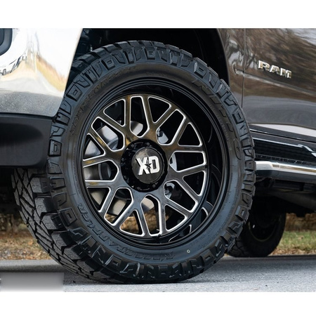 Felga aluminiowa XD849 Grenade 2 Gloss Black Milled XD Series