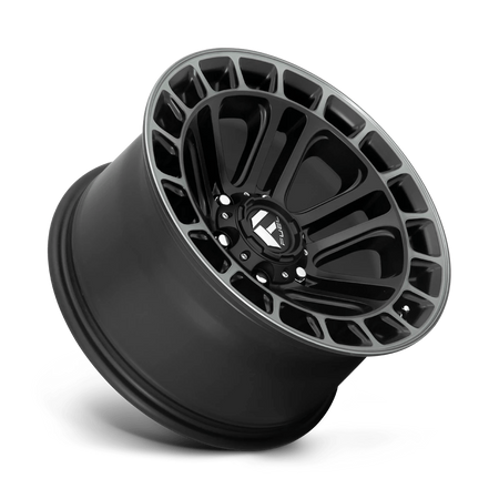 Felga aluminiowa D720 Heater Matte Black Double Dark Tint Machined Fuel