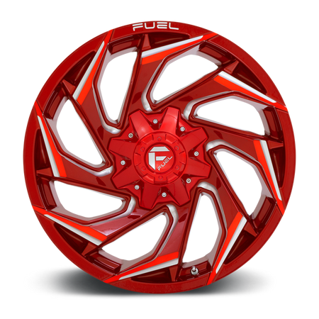 Felga aluminiowa D754 Reaction Candy RED Milled Fuel
