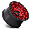 Felga aluminiowa D834 Cycle Candy RED W/ Black Ring Fuel