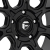 Felga aluminiowa D670 Tech Matte Black Fuel