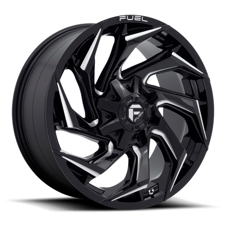 Felga aluminiowa D753 Reaction Gloss Black Milled Fuel