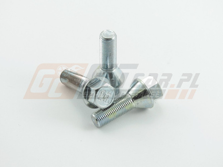 Śruby do felg M12x1,25x33mm stożek klucz 17