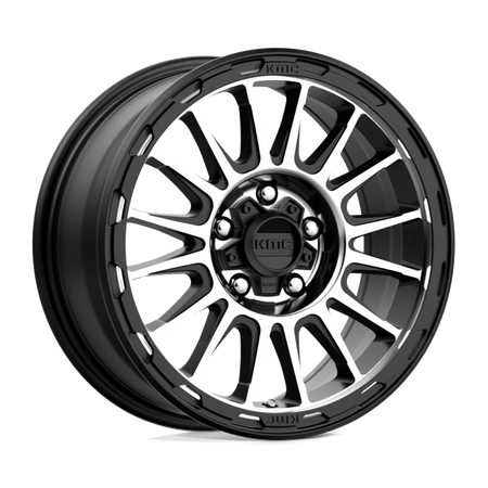 Felga aluminiowa KM542 Impact Satin Black Machined KMC