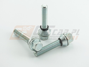 Śruby pływające do felg M12x1,25x50mm stożek klucz 17