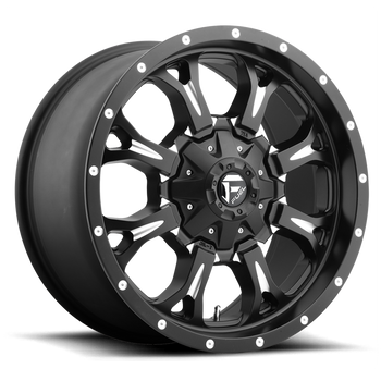 Felga aluminiowa D517 Krank Matte Black Milled Fuel